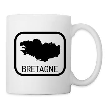 Bretagne / Breton / Bretonne / BZH / Breizh - Mug - white - Right
