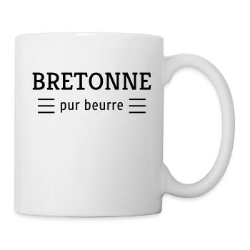 Bretagne / Breton / Bretonne / BZH / Breizh - Mug blanc - blanc - Droite