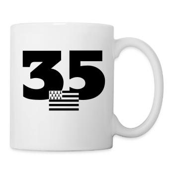 Bretagne / Breton / Bretonne / BZH / Breizh - Mug - white - Right