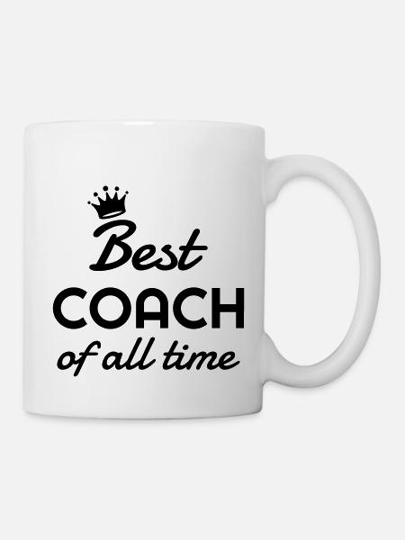 Coach / Coaching / Entraineur / Sport - Mug blanc - blanc