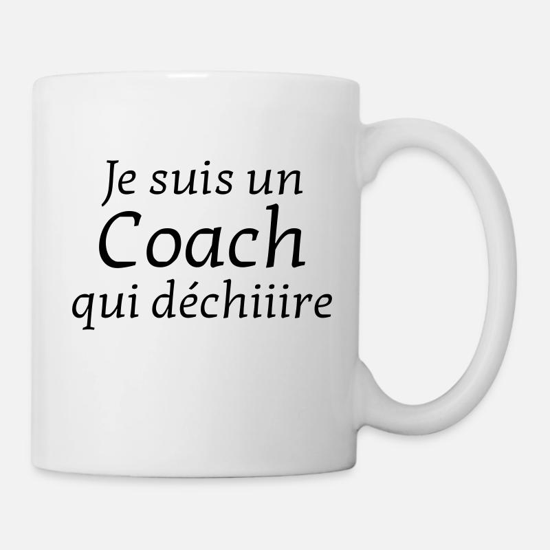 Coach / Coaching / Entraineur / Sport - Mug blanc - blanc