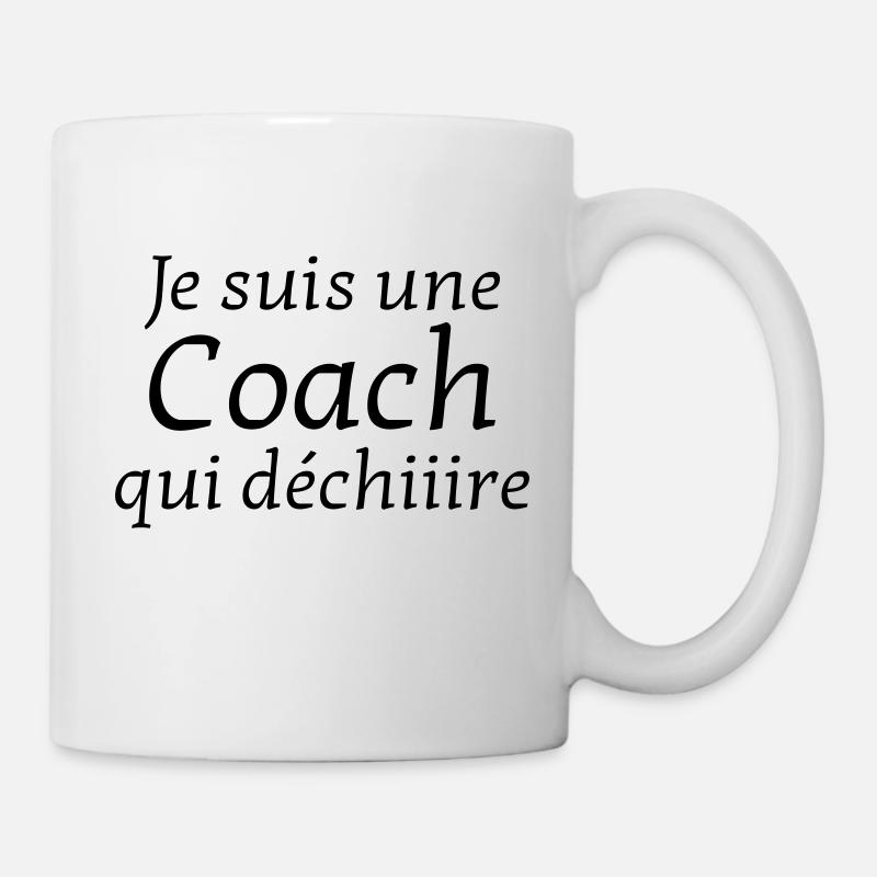 Coach / Coaching / Entraineur / Sport - Mug blanc - blanc