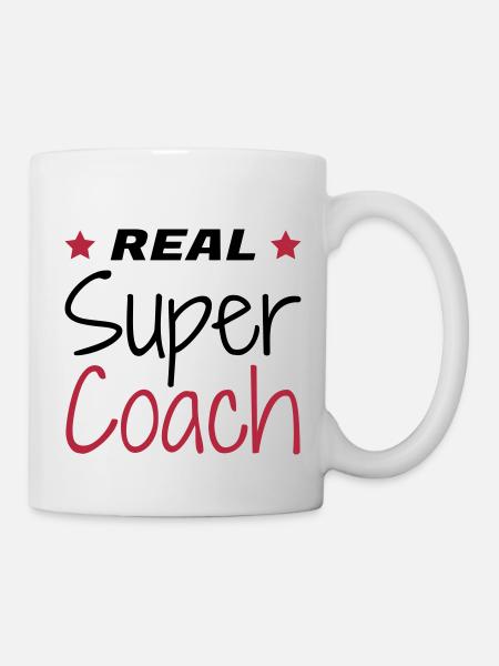 Coach / Coaching / Entraineur / Sport - Mug blanc - blanc