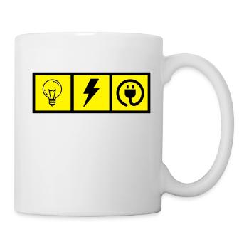 Electrician / Electricien / Elektriker / Electric - Mug - white - Right