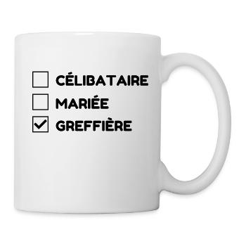 Urkundsbeamte / Clerk / Registrierung / Gericht - Tasse - Weiß - Rechts
