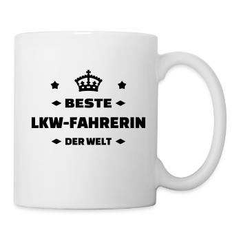 Trucker LKW Fahrer Routier Truck Camion Transport - Mug - white - Right