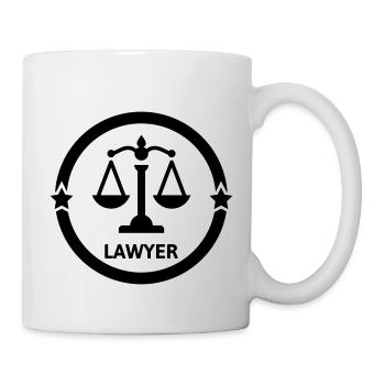Anwalt / Anwältin / Recht / Richter - Tasse - Weiß - Rechts