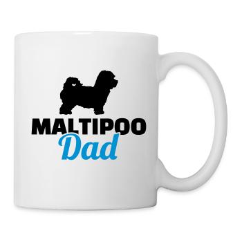 Maltipoo - Tasse - Weiß - Rechts