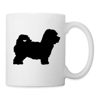 Maltipoo - Tasse - Weiß - Rechts