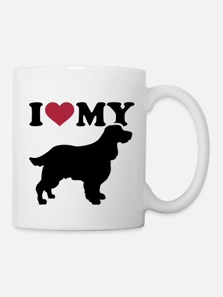 English Springer Spaniel - Tasse - Weiß