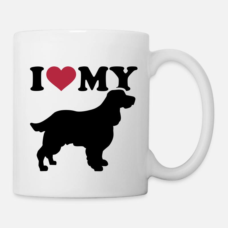 English Springer Spaniel - Tasse - Weiß