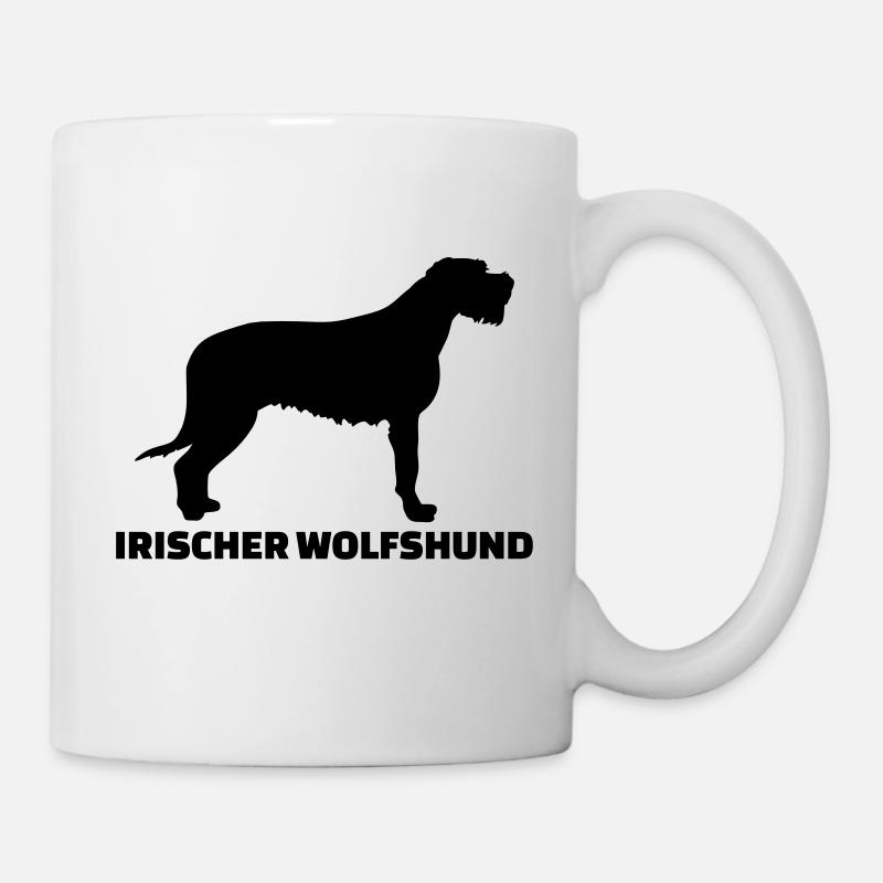 Irischer Wolfshund - Tasse - Weiß
