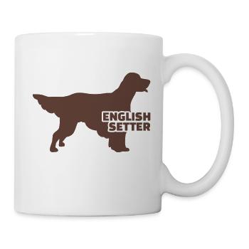 English Setter - Mug blanc - blanc - Droite