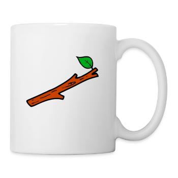 Wood Wood Wood Branch Stick Nature Nature Nature Forest - Mug - white - Right