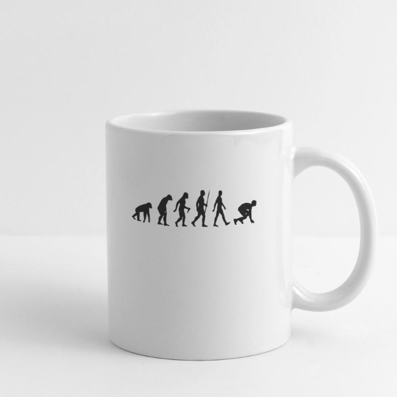 Athletics Sprint Sprinter Sprinting Evolution Mug
