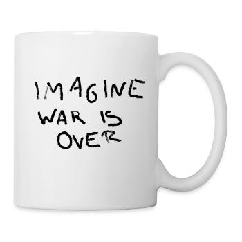 Imagine war is over - Tasse - Weiß - Rechts