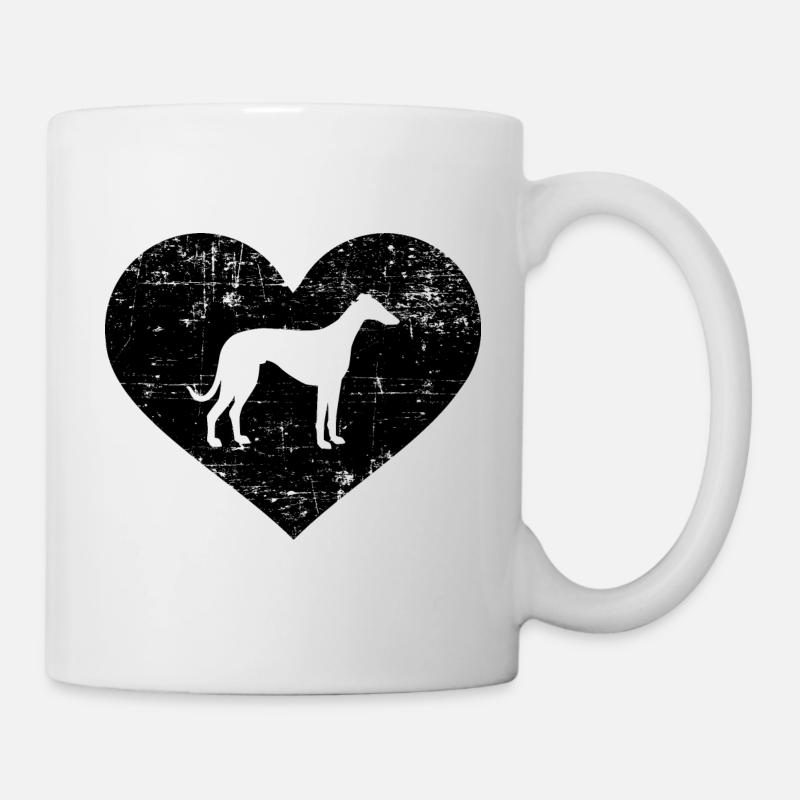 Italian Greyhound - Tasse - Weiß