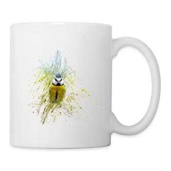 oiseau - Mug blanc - blanc - Droite