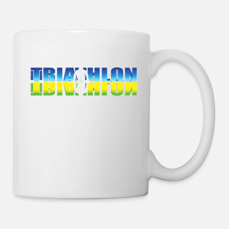 Triathlon - Mug blanc - blanc