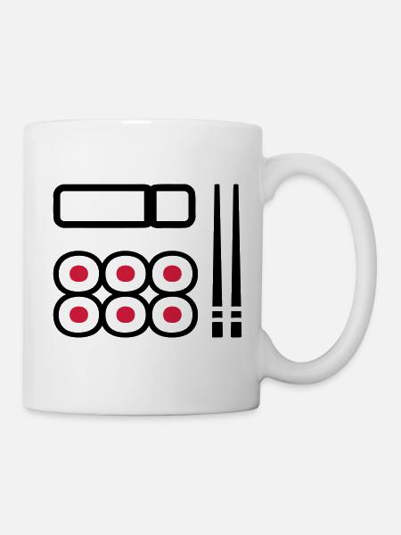 Sushi - Tasse - Weiß