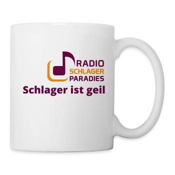 radioschlagerparadies - Schlager ist Geil - Tasse - Weiß - Rechts