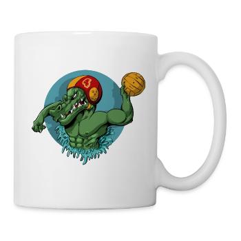 Wasserball - Tasse - Weiß - Rechts