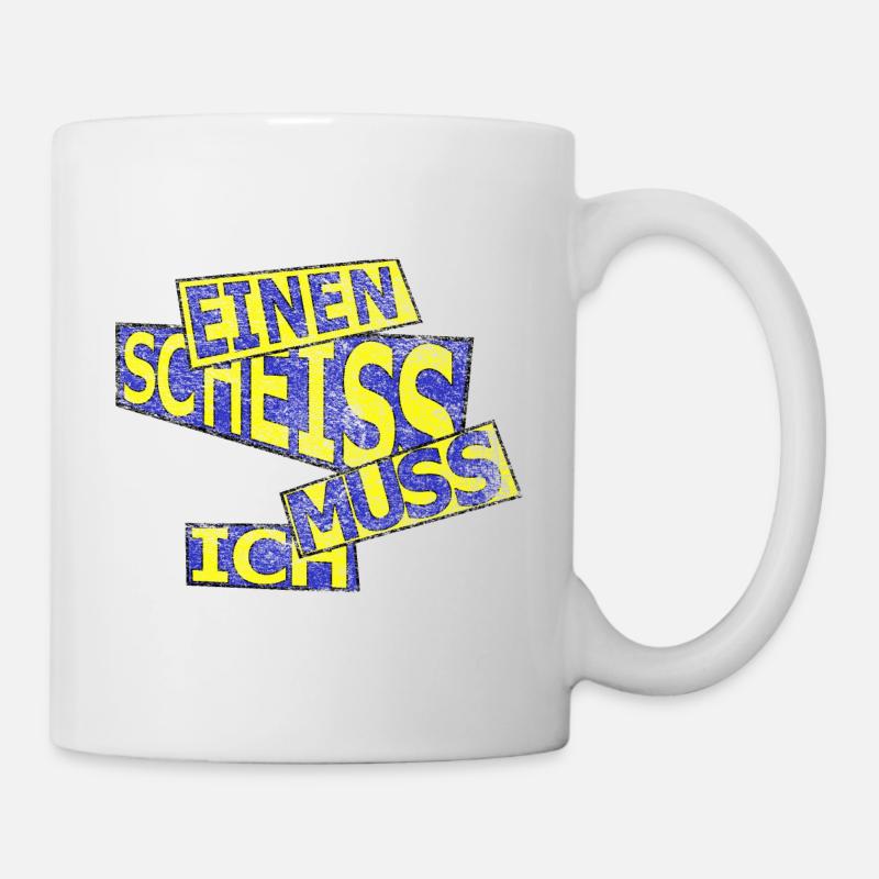 I have to shit - vintage - Mug - white