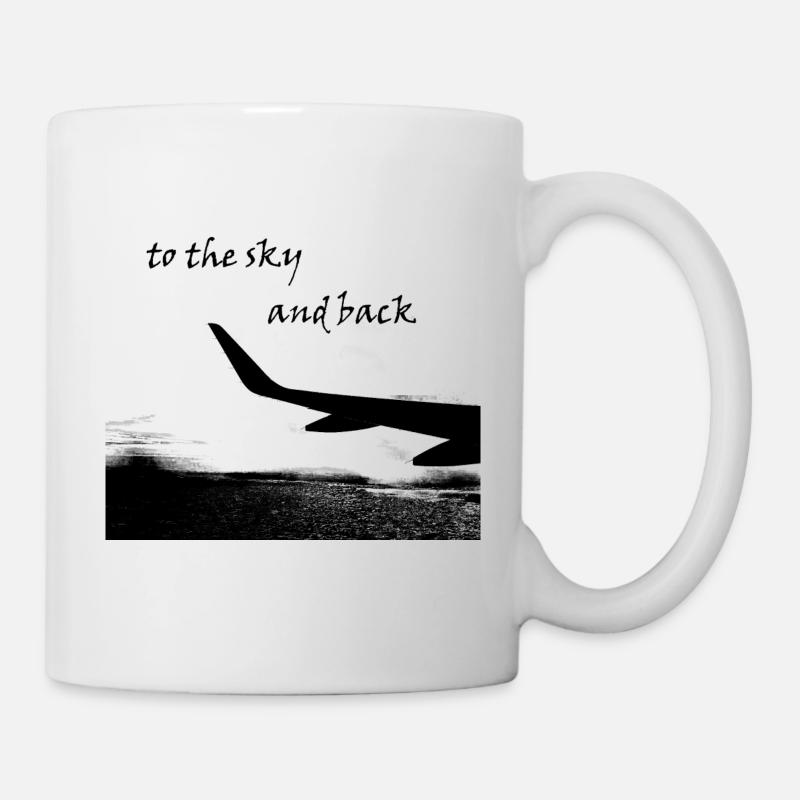 to the sky and back - Tasse - Weiß