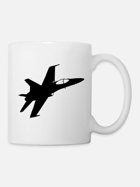 Flugzeug - Tasse - Weiß
