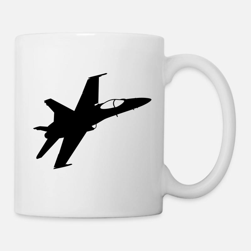 Avion - Mug blanc - blanc