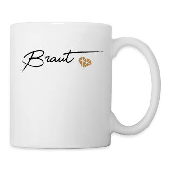 Braut - Tasse - Weiß - Rechts