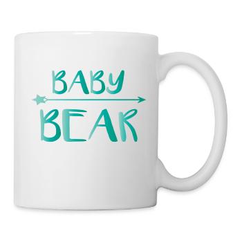 Baby Bear mit Pfeil - Tasse - Weiß - Rechts