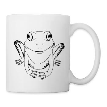 Grenouille Frogi - Mug blanc - blanc - Droite