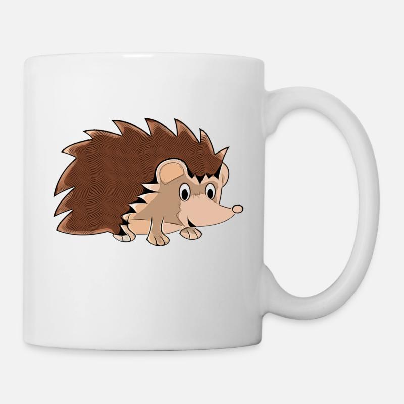 hérisson - Mug blanc - blanc