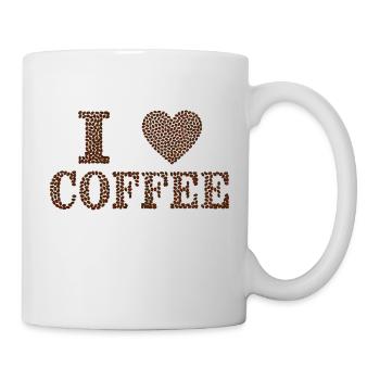 Coffee - Tasse - Weiß - Rechts