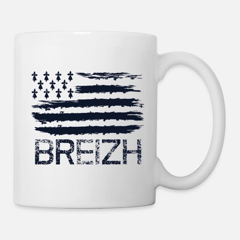 Breizh flag - Mug - white
