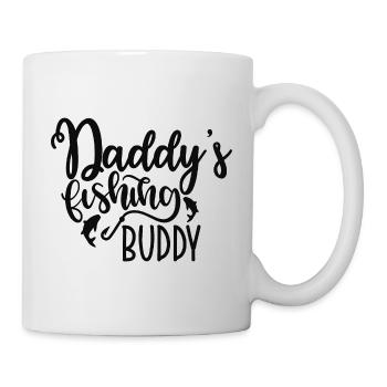 Daddy's Fishing Buddy Cute Kids Hobby - Mug - white - Right
