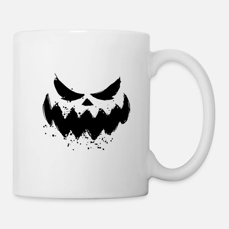 Scary Face - Tasse - Weiß
