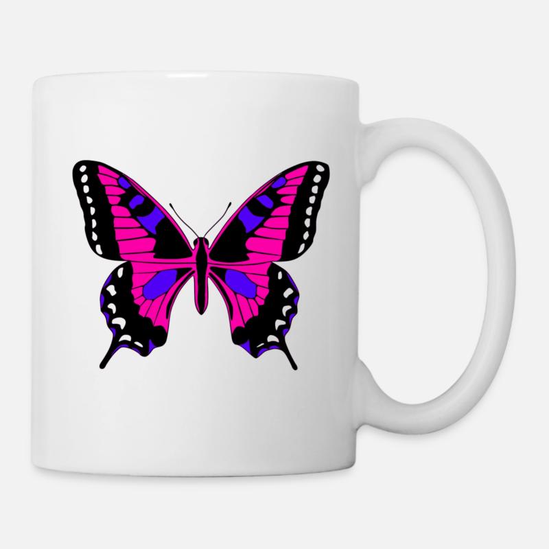 pretty butterfly - Mug - white