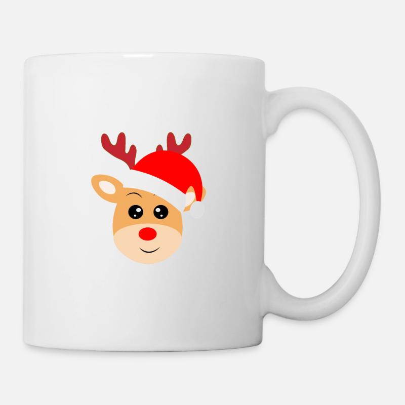 Rudolf - Tasse - Weiß