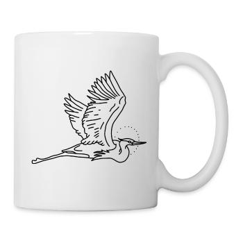 Storch - Tasse - Weiß - Rechts