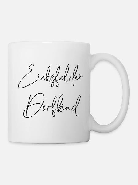 dorfkind eic - Tasse - Weiß