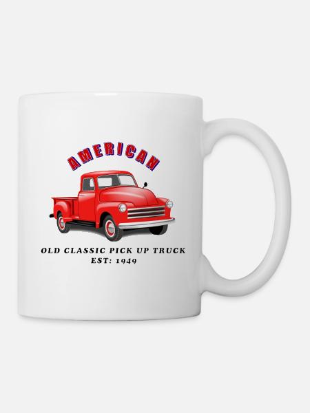 OLD CLASSIC PICK UP TRUCK - Mug - white