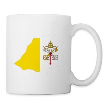Vatican City Flag Map Flag - Mug - white - Right