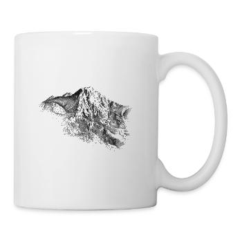 Mountaineering on the Mittagskogel, Karawanken, Carinthia - Mug - white - Right