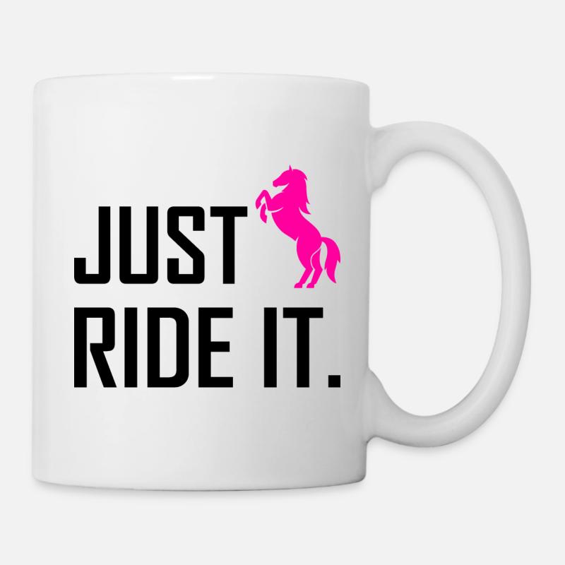 Stall Pferde Reiten Pferd Geschenk - Tasse - Weiß