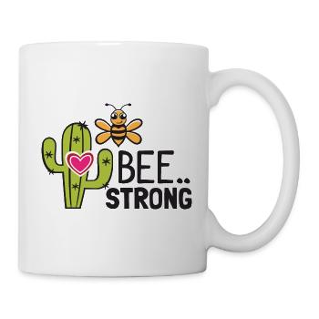 Bienenstarker schöner Kaktus - Tasse - Weiß - Rechts
