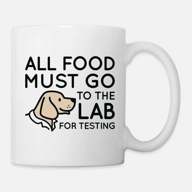 All Food Must Go To The Lab For Testing - Mug - white