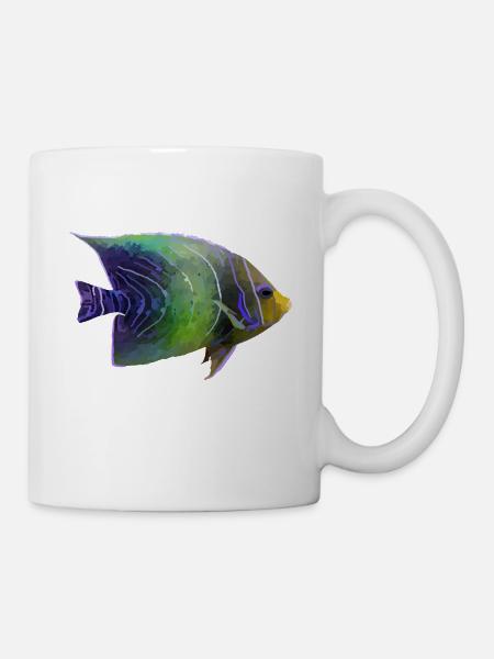Poisson corail - Mug blanc - blanc