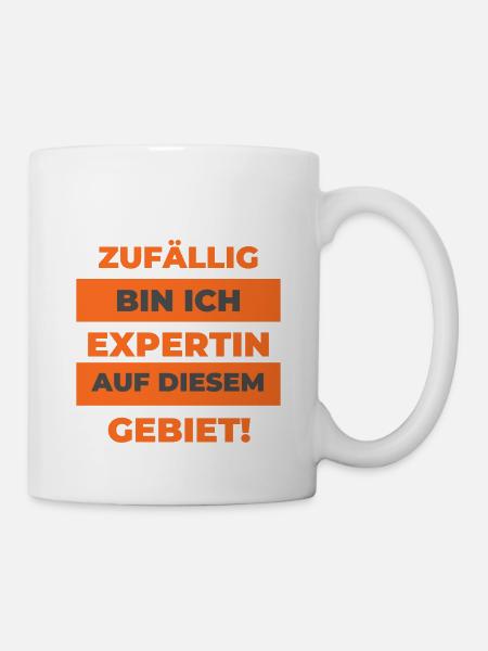 Expertin - Tasse - Weiß